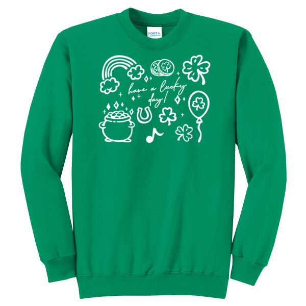 H2T St. Patty's Day 2026 Logo 2 - Core Fleece Crewneck Sweatshirt Thumbnail